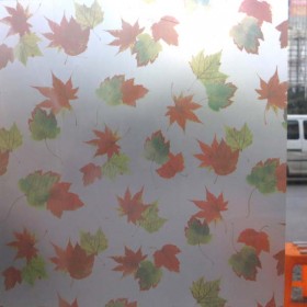 35" Maple Leaves Decorative Window Film 